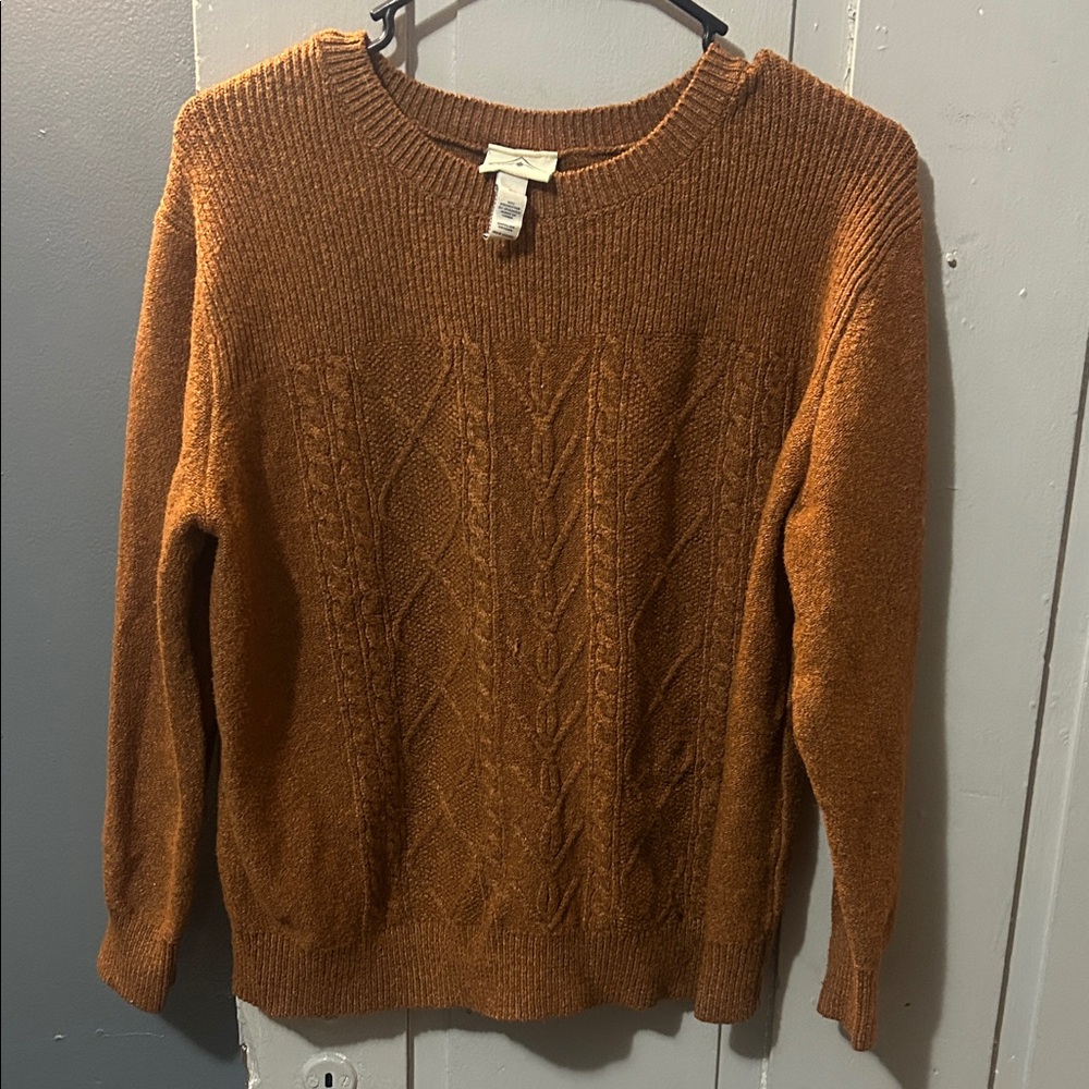St. John's Bay Warm Brown Crew Neck Sweater